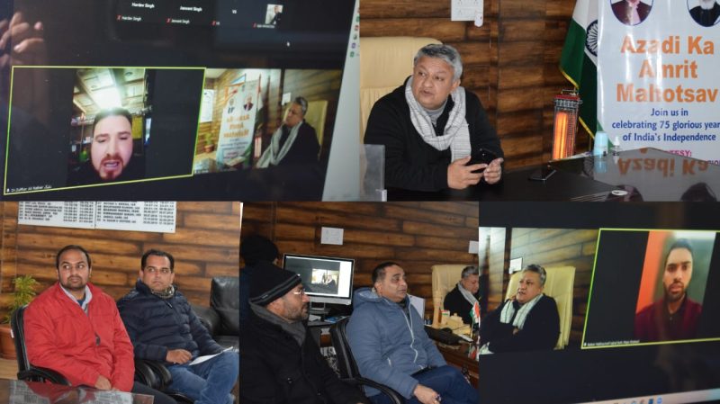 Doda Admin holds Ist session of 'DC Online' grievances redressal Program