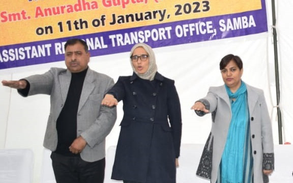 Awareness rally on Road Safety Week flagged off in Samba