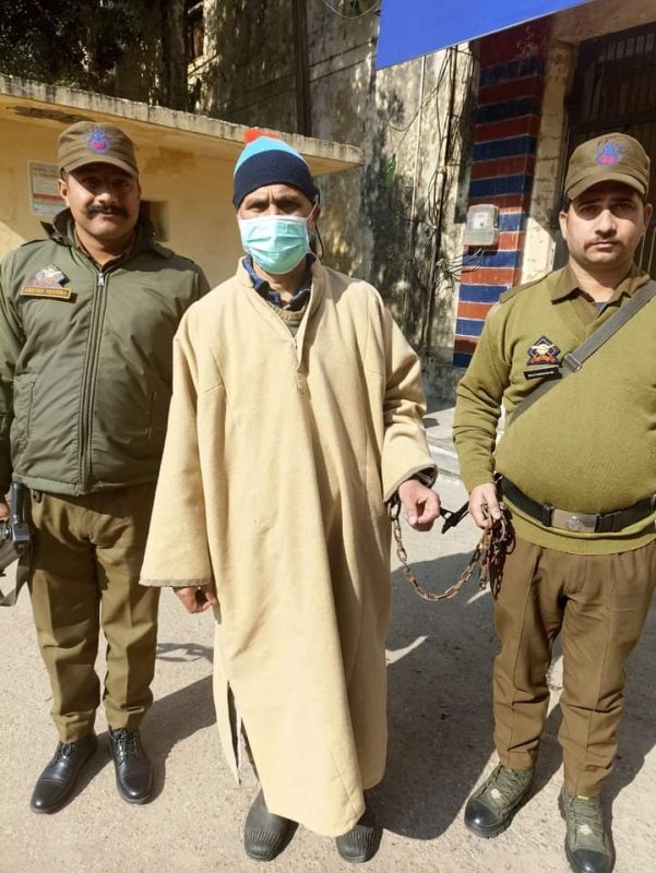 SAMBA POLICE ARRESTED TOP INTER-STATE NARCOTICS SUPPLIER FROM ANANTNAG