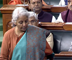 FM Nirmala Sitharaman tables Economic Survey; GDP growth pegged at 6.5% in FY24