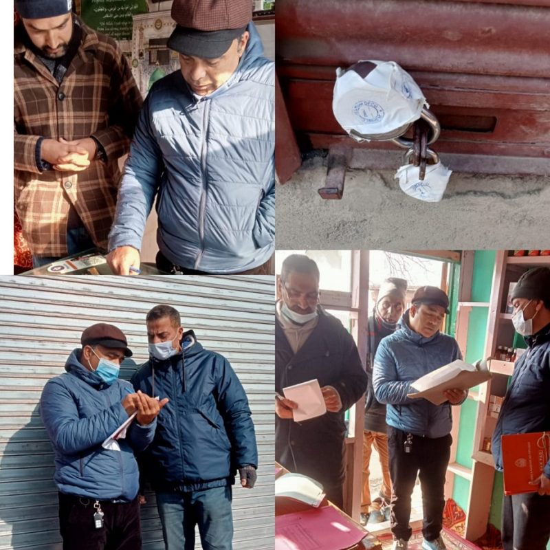 Joint inspection of Drugs Sale Outlets held at Bandipora