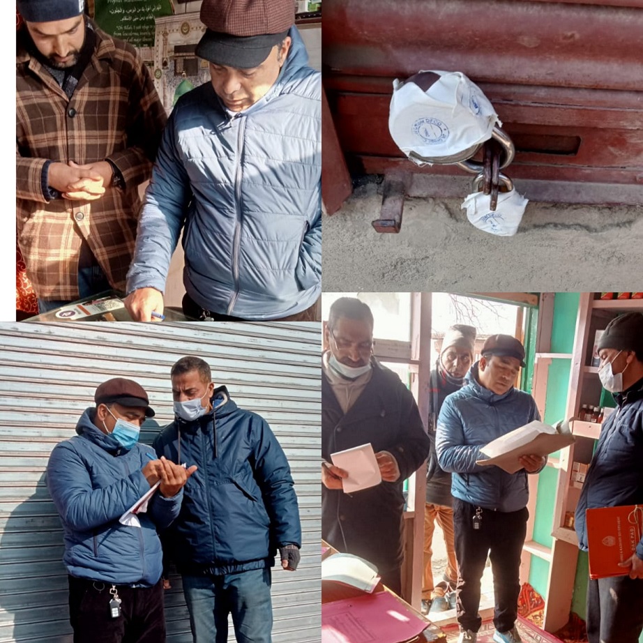 Joint inspection of Drugs Sale Outlets held at Bandipora