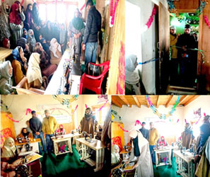 NRLM: Mobile Cutting & Tailoring Centre inaugurated at Shopian