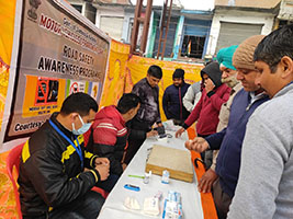 Road Safety Awareness Week: Free medical cum awareness camp organised at Sunderbani