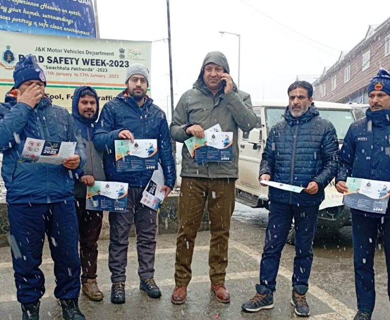Road Safety Week: On Road Driver Awareness drive held at Budgam