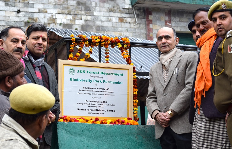 Sanjeev Verma inaugurates Biodiversity Park, inspects Forest Nursery at Purmandal