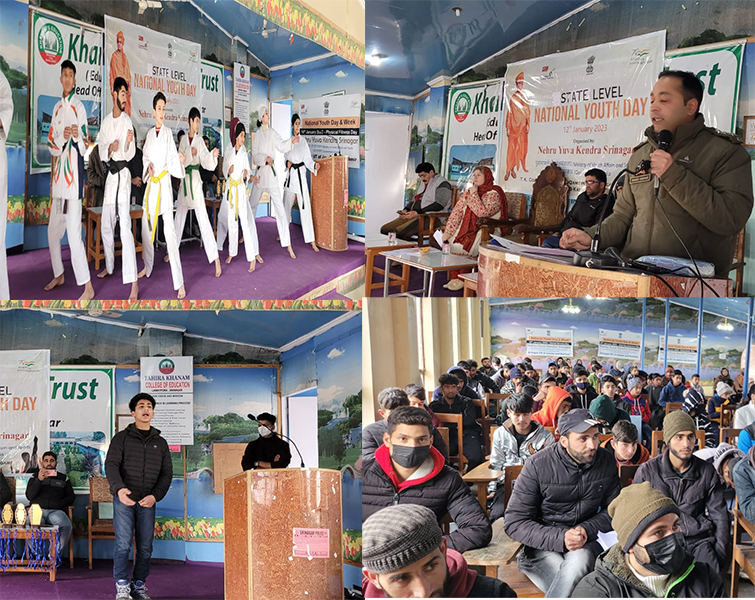 Nehru Yuva Kendra Srinagar celebrated State Level National Youth Day 2023.