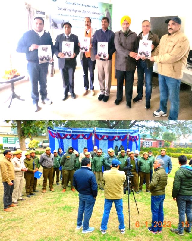 Wildlife Department imparts training to staff on conservation of Raptor Birds
