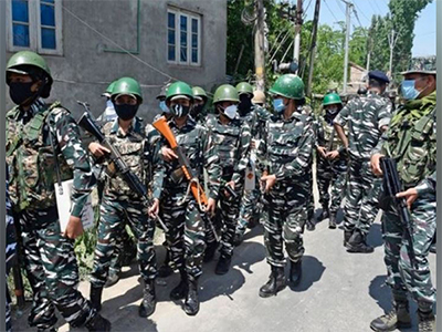 Central Reserve Police Force will send additional 18 companies (1800 troops) to Jammu and Kashmi