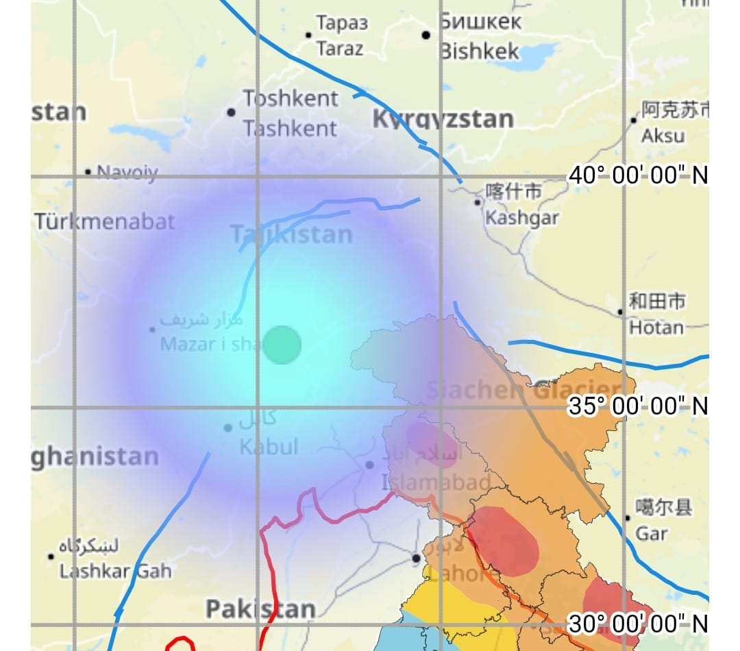 Earthquake of 5.8 Magnitude Strikes J&K