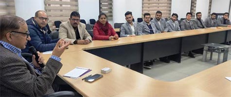 HRM students of JU visit JKEDI campus for exposure tour