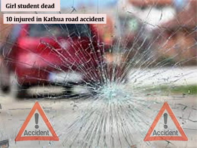 10 injured in Kathua road accident