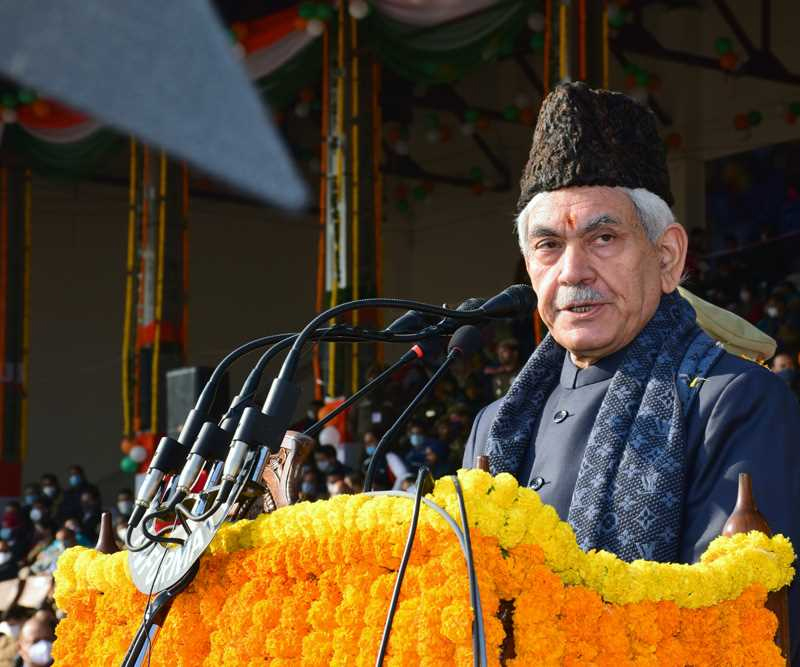 LG to take salute on R-Day at M A Stadium Jammu, his advisor at Srinag