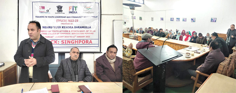 Nehru Yuva Kendra Baramullah Hosts Three-Day Training Program for Rural Youth Empowerment and Nation Building"