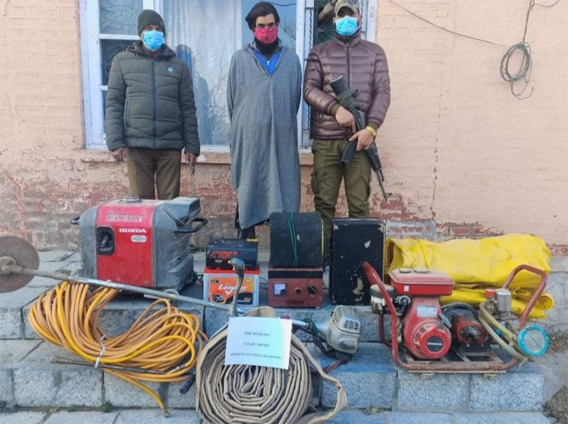 Budgam Police Capture Thief, Recover Stolen Property Worth Millions