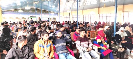 Nehru Yuva Kendra Srinagar organized a District-level Neighborhood Youth Parliament Programme based on Y20, which is a part of G20, on Tuesday