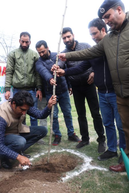 World Planting Day: DC Pulwama holds plantation drive in district