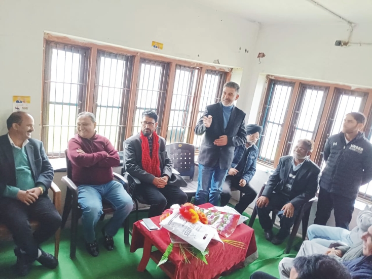 Booth Sashktikaran Abhiyan organized by Distt. President Pulwama Mohd Lateef Bhat