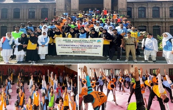 Amar Singh College celebrates ‘International Yoga Day-2023’