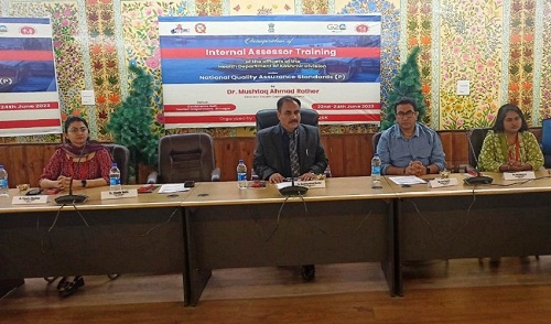 Internal Assessors training under NQAS initiated in Kashmir Division