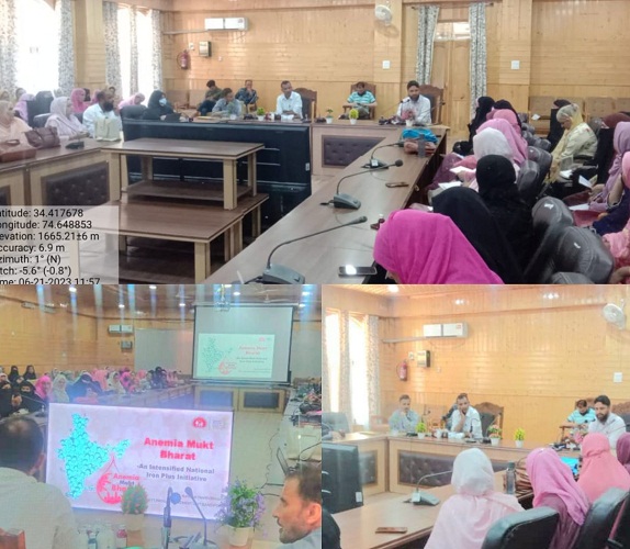 Poshan Abhiyan: Bandipora Administration organises workshop for workers