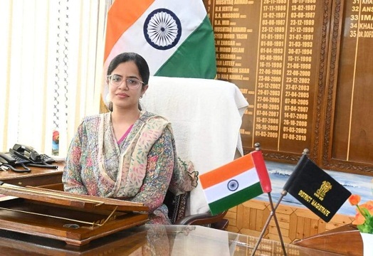 Ayushi Sudan Assumes Charge As Deputy Commissioner Kupwara