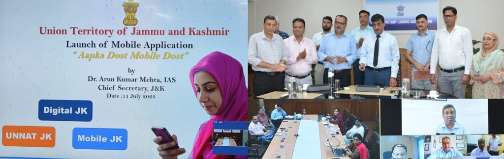CS launches Mobile Dost App revolutionizing Citizen-Centric Services in JK