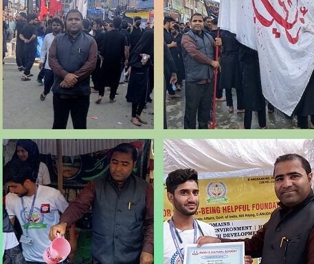 President of ACA & SKLCWS Mr.Tariq Ahmad Shera visited Alamgari Bazar, participated in procession, social work