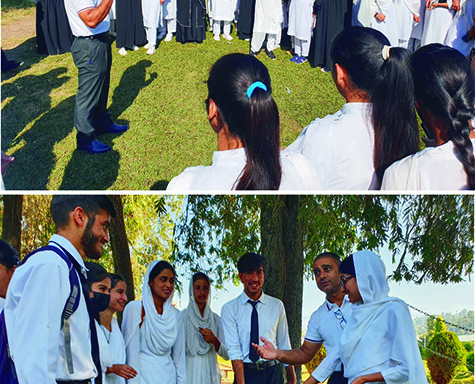 Government P G College Rajouri  organized cleanliness drive within the college campus.