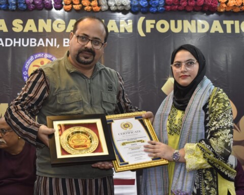 Afreen Barkat Receives Mithila Global Award 2023
