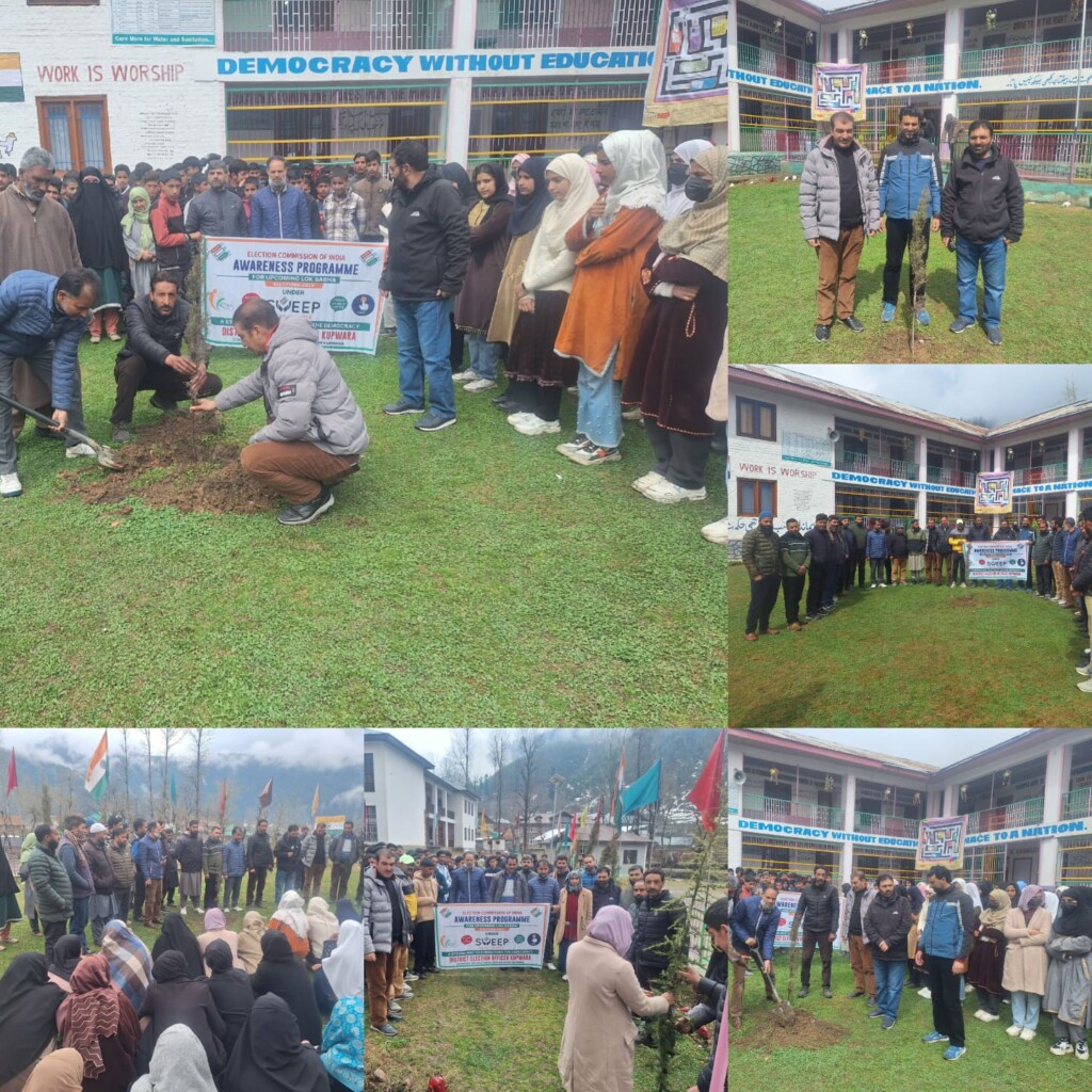 Mega Youth Voter Festival under SVEEP organized at Trehgam, Kupwara