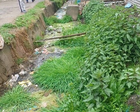 Dirty Canal Becomes Headache For the Residents of Beighpora Ganstaan Bandipora.