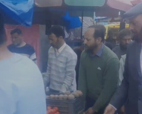 Sopore Admin Conducts Market Checking Headed by ADC Sopore