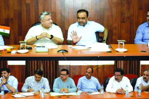 Div Com Jammu Reviews Progress Of Work On DAK Expressway In Reasi
