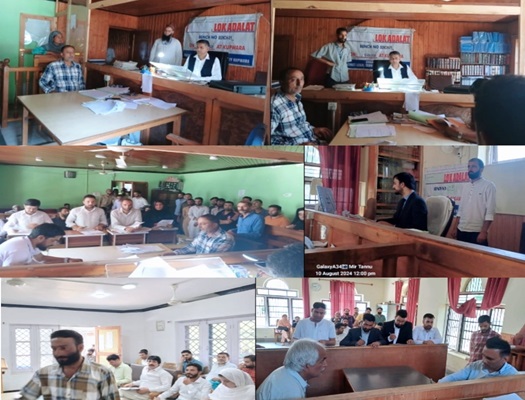 DLSA Kupwara holds Special Lok Adalat