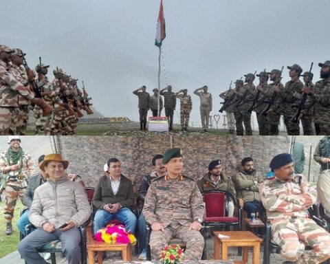 78th independence Day celebration held in Sheeshnag base camp