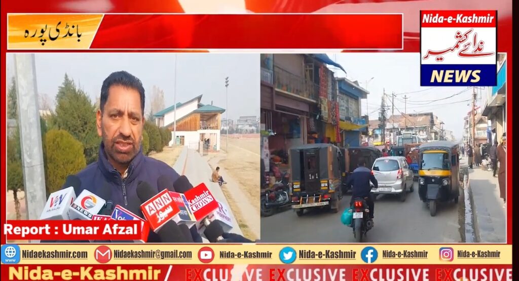 Bandipora Basharat Hussain Najar expressed concerns over the drainage system in Bandipora.