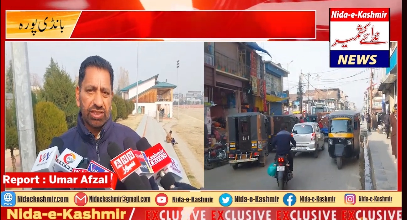 Bandipora Basharat Hussain Najar expressed concerns over the drainage system in Bandipora.