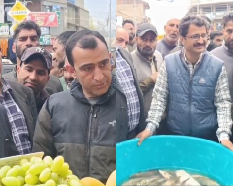Sheikh Tariq, EO/Tehsildar, Conducts Market Inspection in Sopore