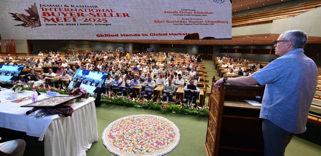 CM Omar Abdullah calls for revival of Buyer-Creator relationship at SKICC Meet