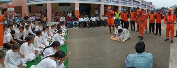 Earthquake Mock Drill held at Ghagwal School