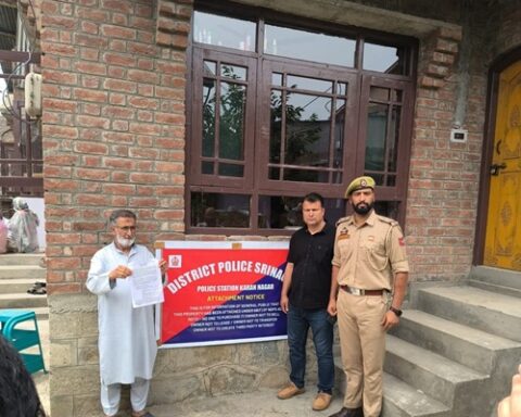 Srinagar Police Attaches Property Worth ₹ 50 lakhs Under NDPS Act