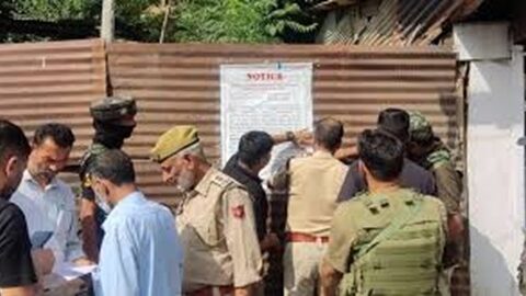 Bandipora Police Attach Property Worth Over ₹3.59 Crores as proceeds of Terrorism in Patushay Bandipora