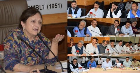 Committee on Estimates reviews Jal Shakti Department’s functioning, progress on WSSs in J&K