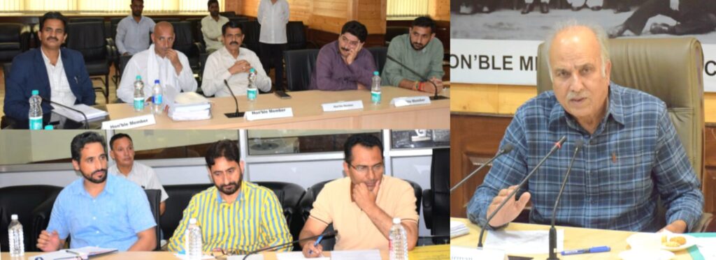 Committee on Subordinate Legislation meets in Srinagar