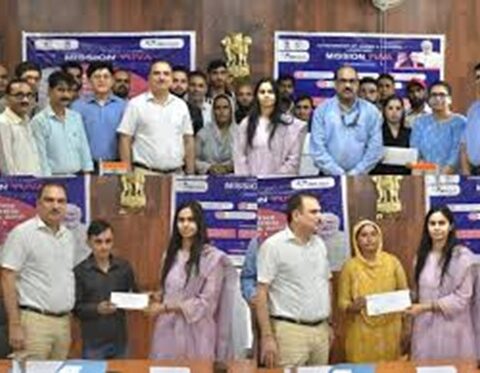 DC Reasi distributes 48 sanction letters to beneficiaries under Mission YUVA