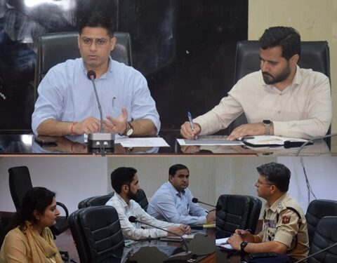 DC chairs meeting of Multi-Departmental District Level Task Force Cell; Reviews mining issues in Poonch District
