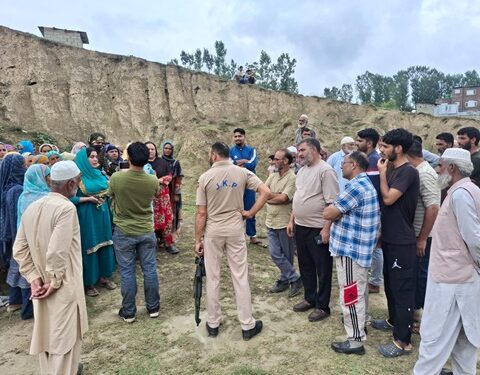 Residents of Patil Bagh Pampore Take Initiative for Road Construction Amid Official Inaction