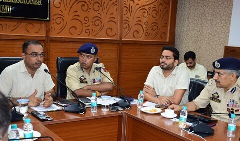 Div Com, IGP review arrangements for Shri Budha Amarnathji Yatra 2025