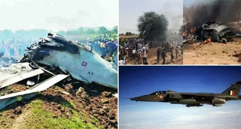 Two IAF pilots killed in Jaguar fighter jet crash near Churu in Rajasthan